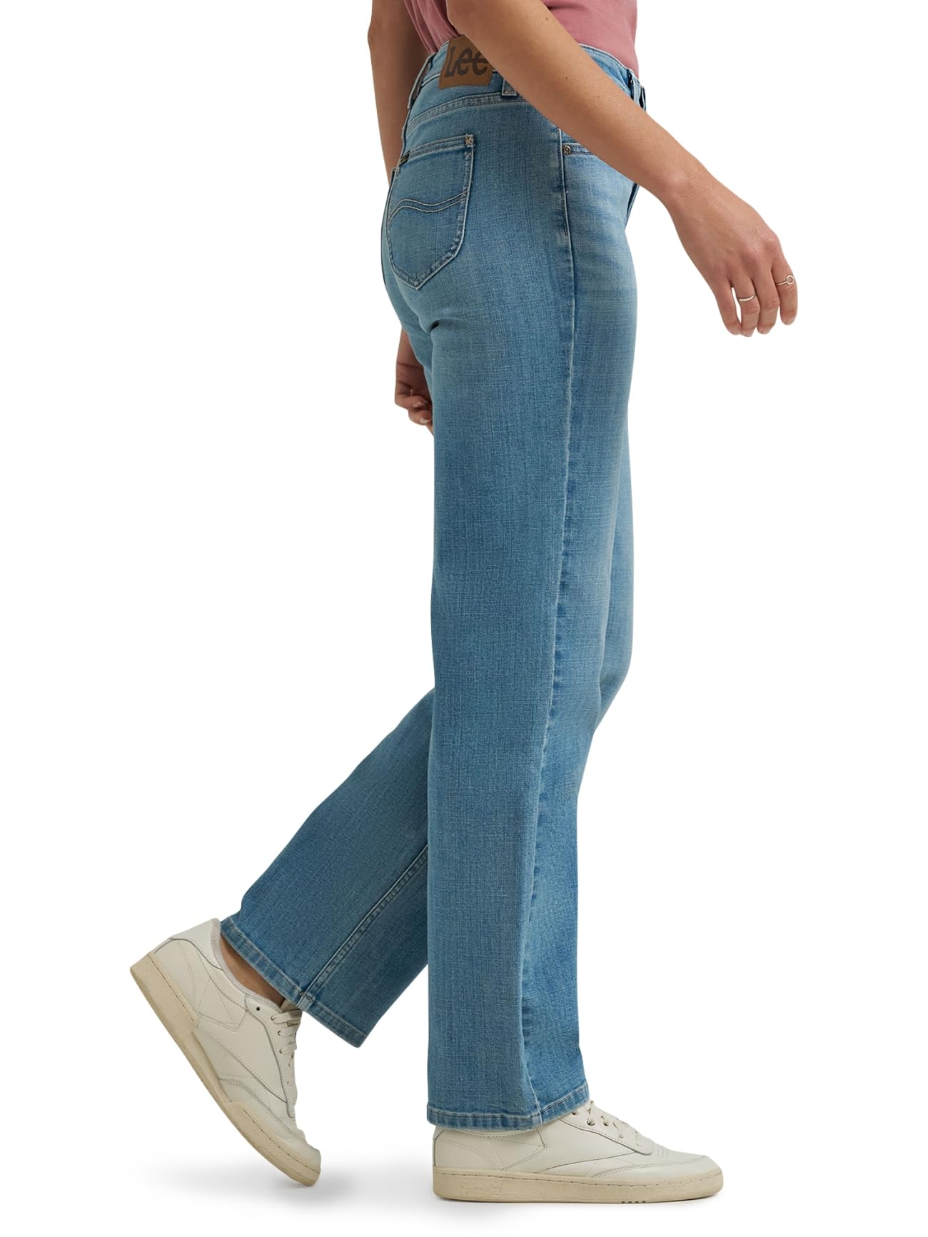 Lee Damen Legendary Relaxed Straight Jeans, Inspire Blue, 34 – Ansicht 2
