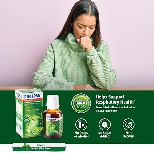 Miniatura 10 de Prospan Jarabe natural para la tos + moco para adultos, 6.8 fl oz, líder mundial formulado con extracto patentado de hoja de hiedra inglesa EA575