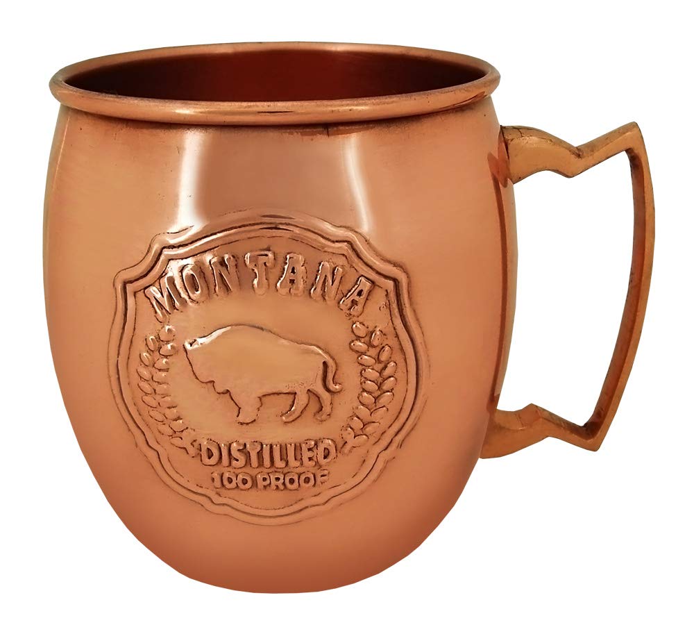 Americaware Montana Embossed Copper Moscow Mule Mug