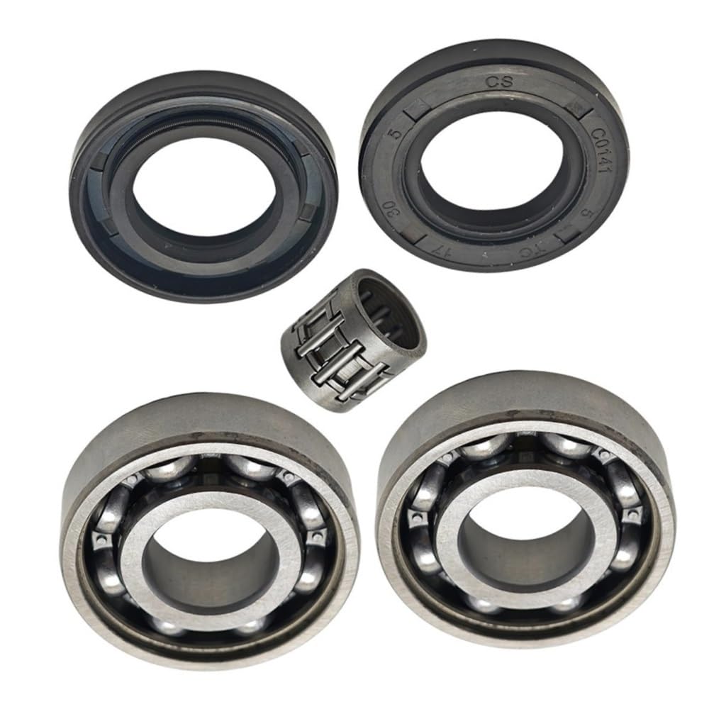 Piezas de reparación Juego de retenes de Aceite for cojinetes de cigüeñal Compatible con motosierras MS290, MS310, MS390, 029, 039, 9639 010 1743, 9503 003 0440