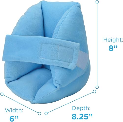 Miniatura 4 de Nova Protector médico del talón con cubierta de terciopelo azul