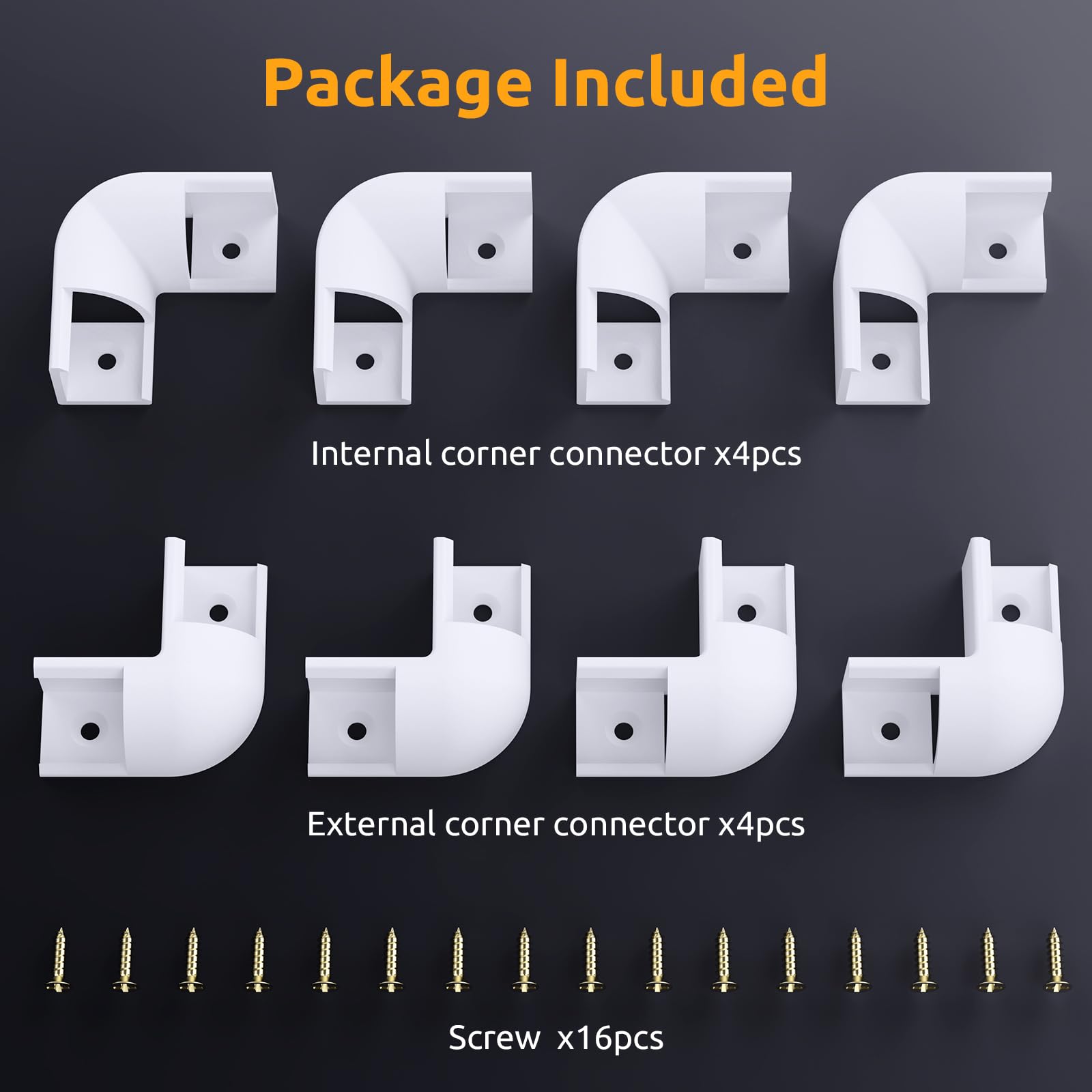 LED Channel Corner Connectors - 90 Degree -5