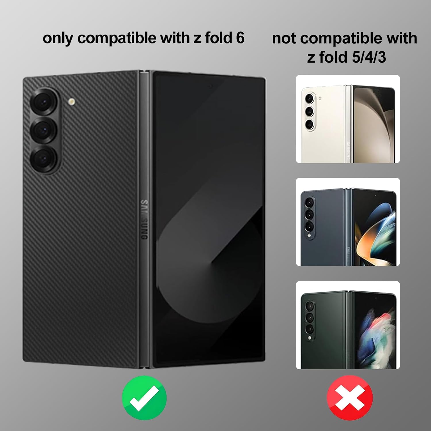 for Samsung Galaxy Z Fold 6 Case with Integrate Thinner Pen Holder, Built in Screen Protector, for Round Shape Magsafe Accessories, Adjustable Metal Stand, Magnetic 2024, Privacy