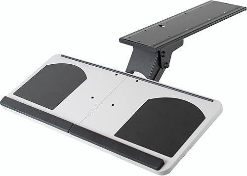 Vivo (MOUNT-KB01) - Plataforma para mouse y teclado de computadora ajustable, ergonómica, para utilizar debajo del escritorio, con cajón de montaje