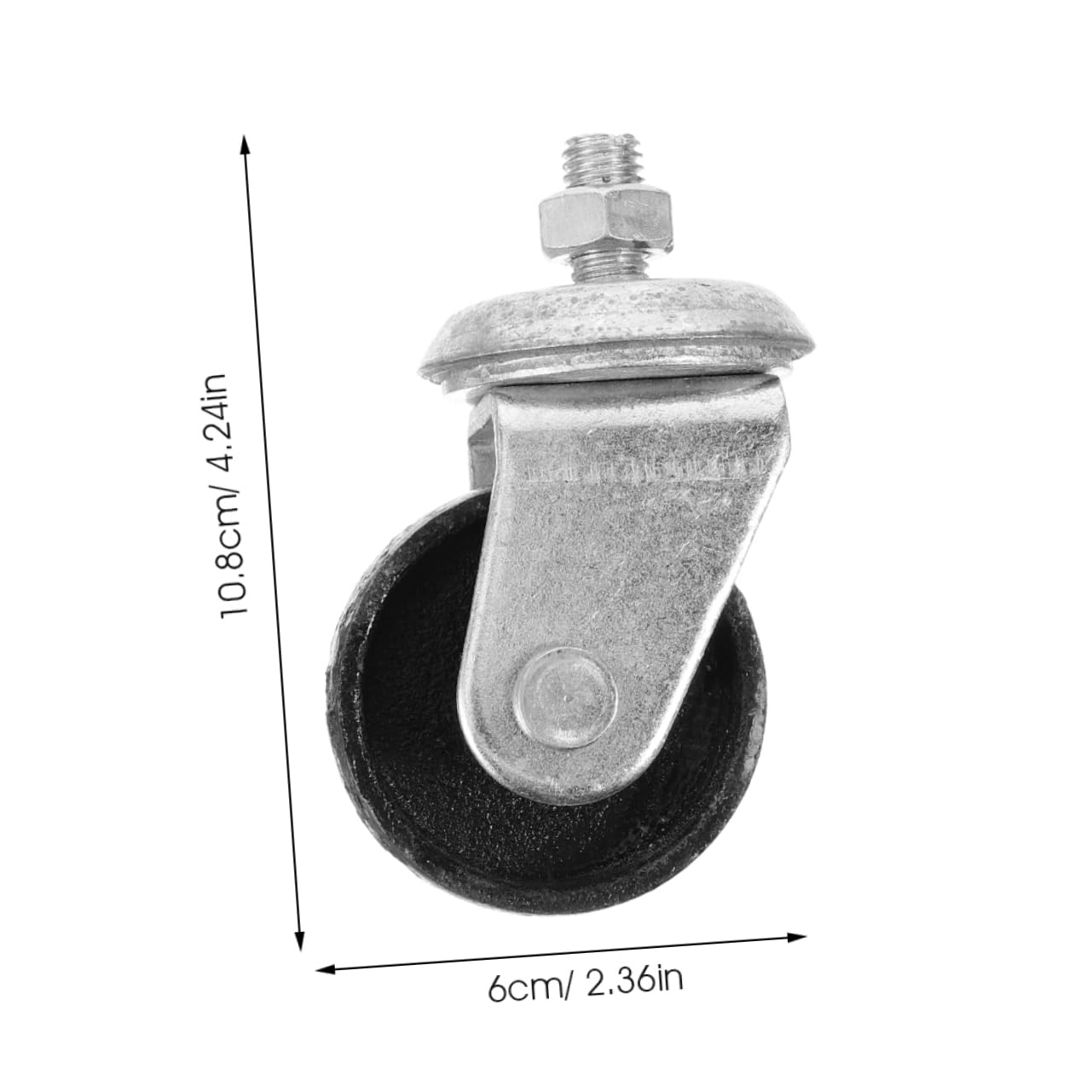 Mikikit Horizontal Jack Car Accessories Scissor Lift Jacks SUV Truck Caster Wheels Floor Jack Replacement Parts Car Lifts for Home Garage Heavy Duty Floor Jack Wheels Scissor Jack Rv Metal