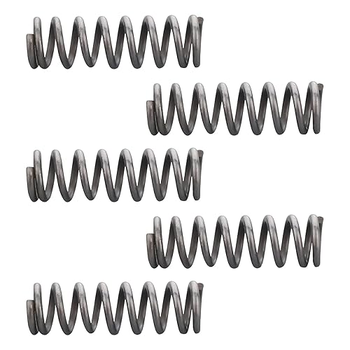 Miniatura 55 de MroMax 20Pcs Compressed Spring, 0.04" Wire Dia, 0.31" OD, 1.57" Free Length, Gray Black Spring Steel Extended Coil Compression Spring