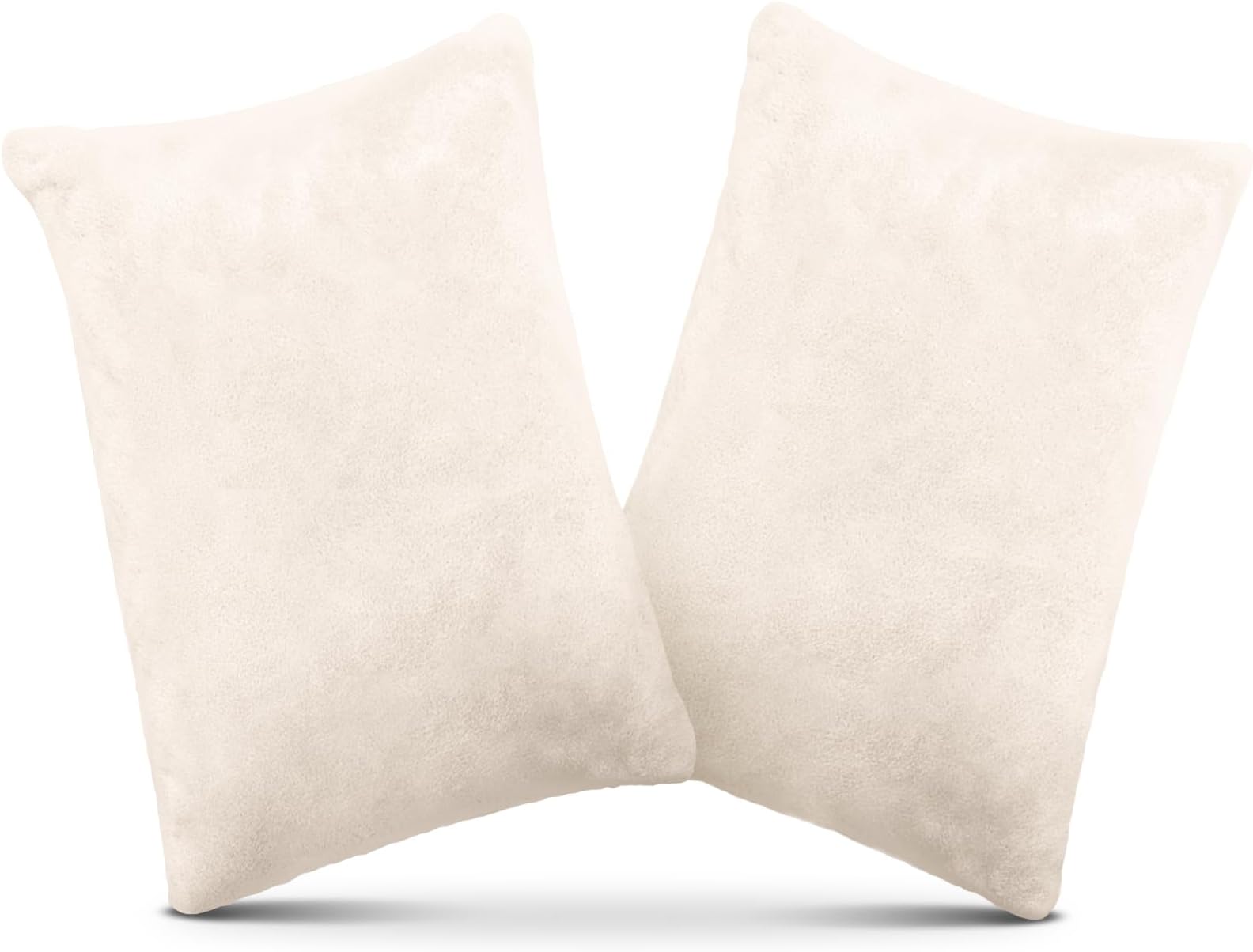 1 MIDDLE ONE 2 Pack Small Pillow, Memory Foam Mini Pillow 11 X 7 Inches for Travel, Sleeping, Nap and Neck, Knee, Lumbar Support, Tiny Cushion for Pet, Dogs (Off-White)
