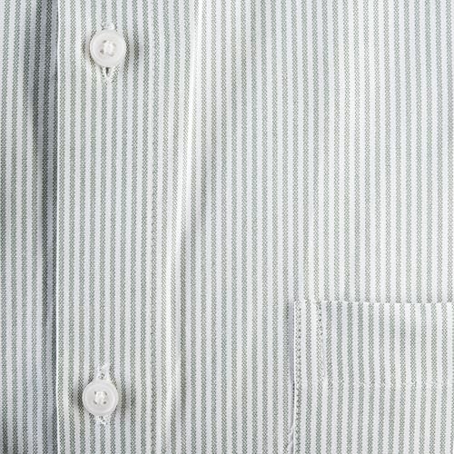 Image of 7-DAYS Men's Premium Striped Formal Shirt - Cotton Rich, Regular Fit, Full Sleeve, with Pocket, Wrinkle Resistant - Stylish Office & Everyday Wear.