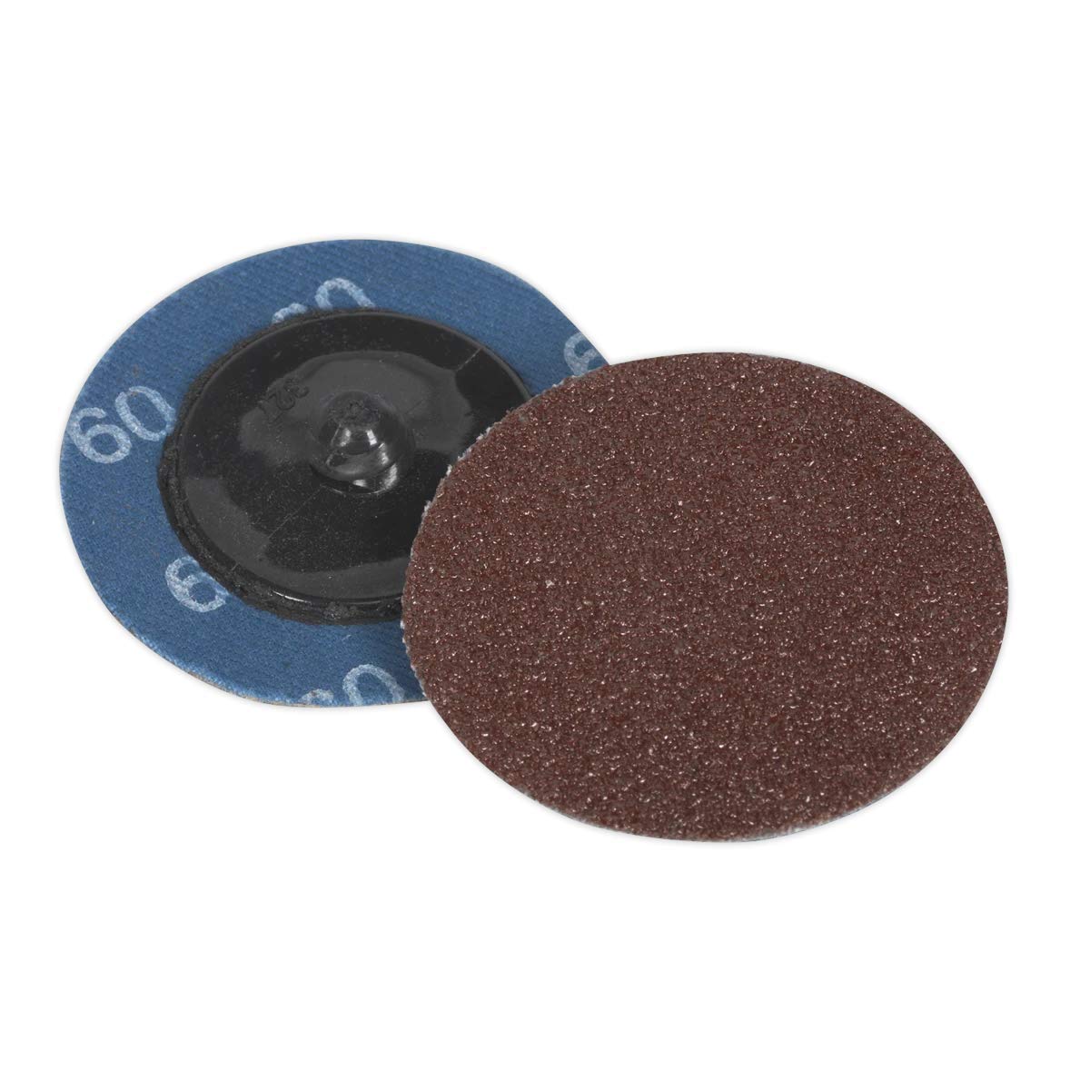 Disque de ponçage 50 mm grain 60 Sealey Ptcqc5060 pour un décapage net