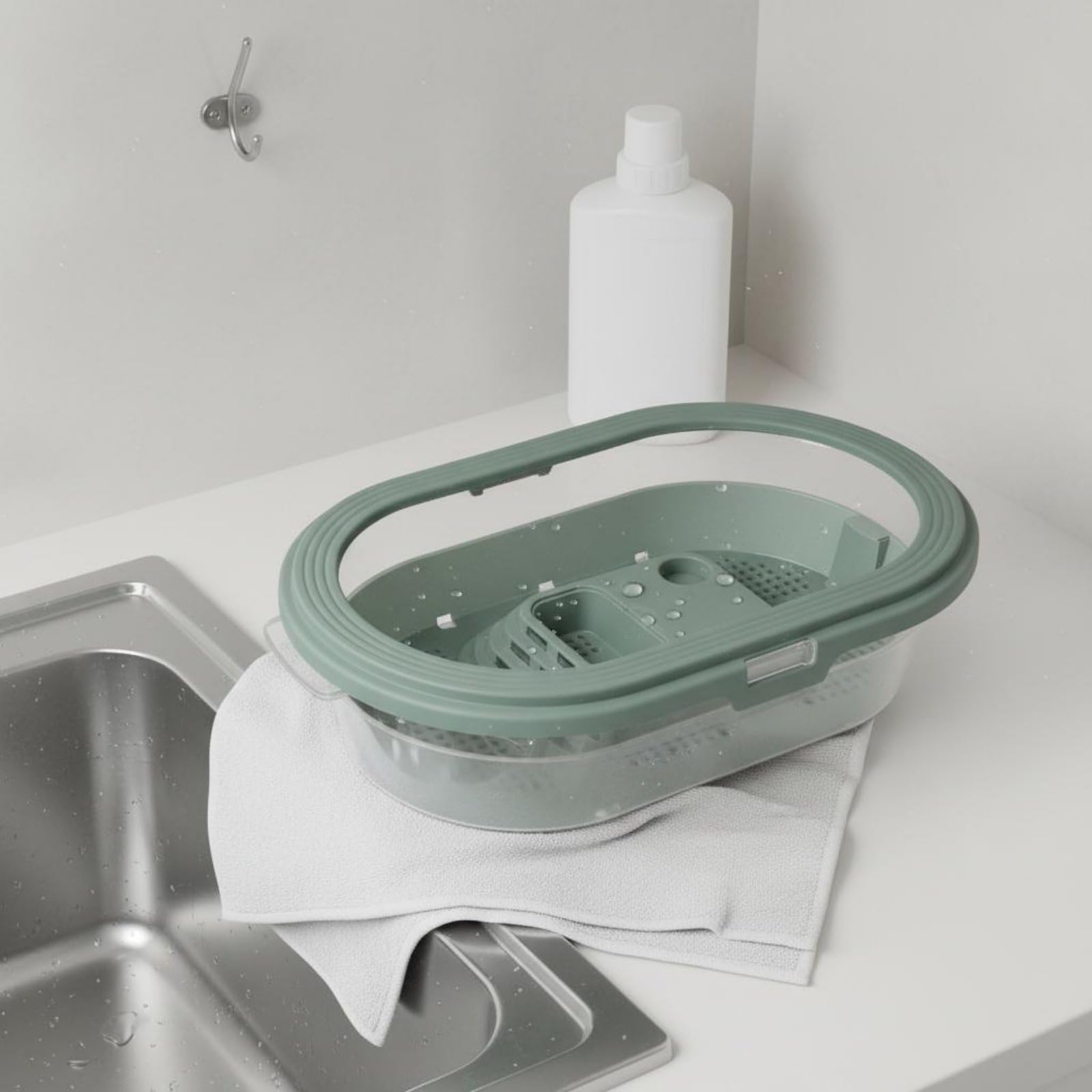 Hábitat para Reptiles con Tanque Acuario para Tortugas Caja de Cría y de Diseño Transparente de Plástico Apto para el Cuidado de Mascotas Acuáticas en el Hogar, XL XL