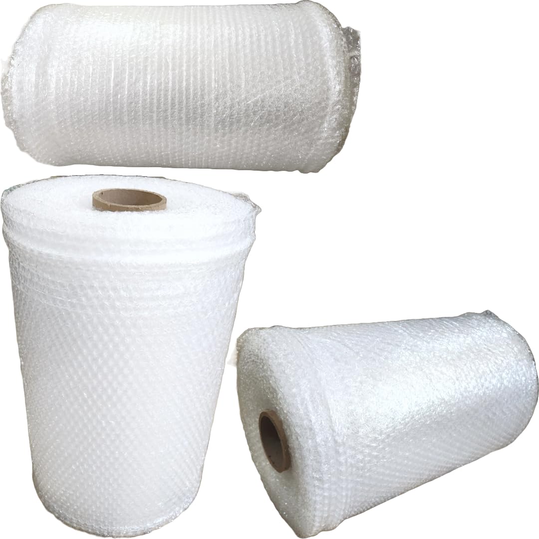 SRI VARI AIR BUBBLE WRAP PACKING ROLL((1.6FTX20 METERS,0.5 METERS WIDE X 20 METERS LENGTH))40 GSM STRONG for Safety, Multipurpose Packing Needs, BY SRI VARI 40GSM (0.5MeterX20Meters) PACKING MATERIAL 2