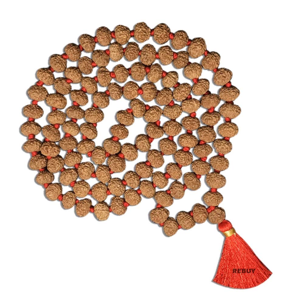 8 Mukhi Rudraksha Jaap Mala, Natural Origional Rudraksha Beads Mala 108 Beads Colour Brown by REBUY (B07WDHFRKS) Amazon Price History, Amazon Price Tracker