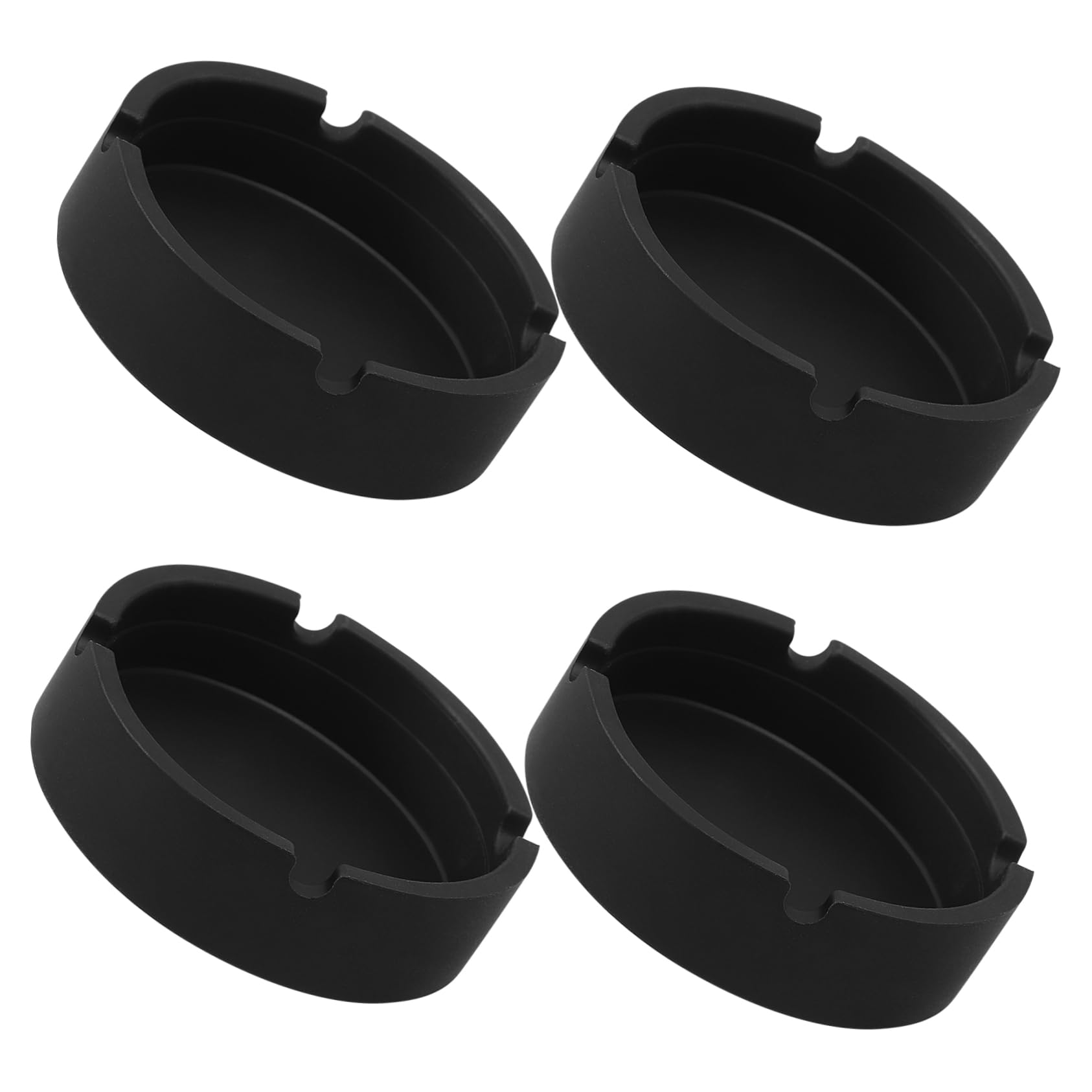 IMIKEYA 16 posacenere in silicone riutilizzabile forma rotonda design compatto antiscivolo e per ufficio e casa