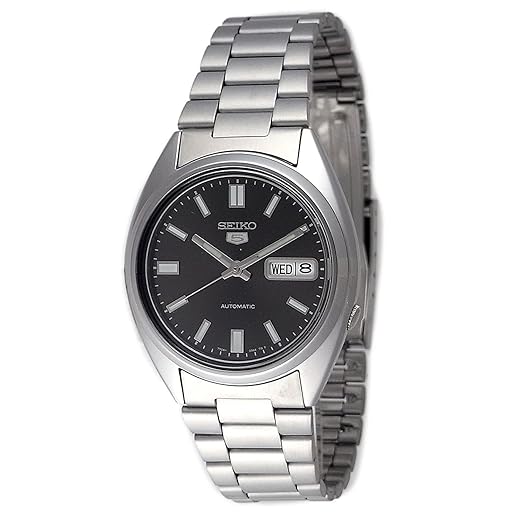 SEIKO Relógio analógico masculino automático com pulseira de aço inoxidável SNXS79K1, pulseira, Preto/esqueleto, Pulseira