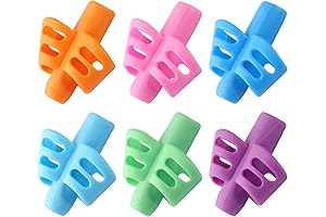 6 Pack Pencil Grips for Kids Handwriting Pencil Grippers, Pencil Writing Aid...