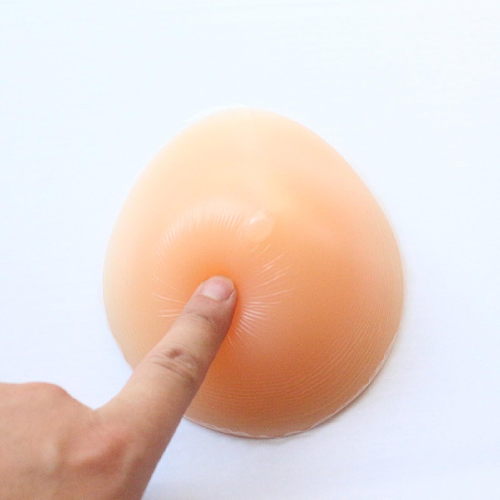 Almohadillas de silicona for pechos falsos, realce, forma pecho falso, inserto sujetador diseñado, mezcla sin costuras, que da una silueta impresionante, Flesh-600g