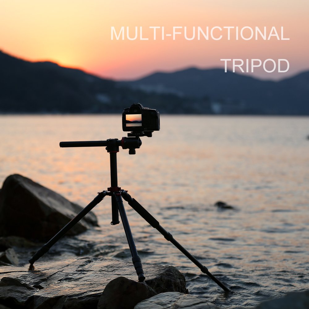 K&F Concept TM2534T DSLR Camera Tripod 66 Inch Portable Magnesium