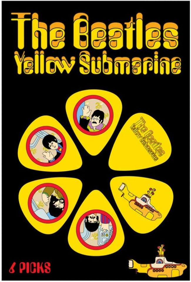 THE BEATLES YELLOW SUBMARINE YSP03 Picks Guitar Accessories, Multi