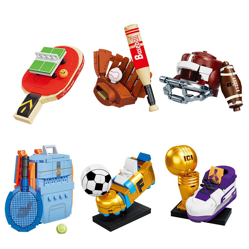 Sports Building Blocks Sets, Compatible with Lego Party...