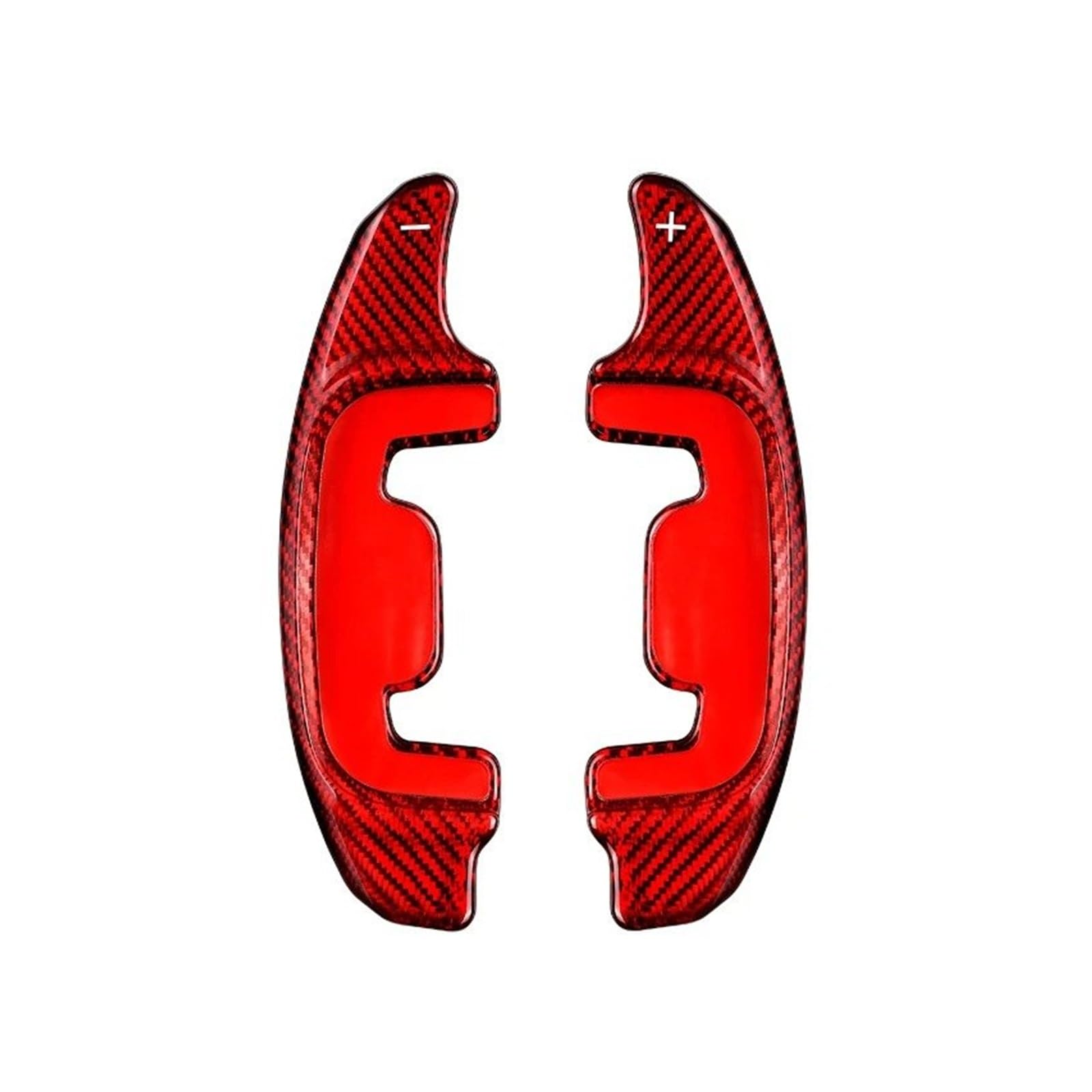 Xxiucj Carbon Fiber Red Car Paddle Shifter Extensions For Benz For Amg For Gt50 For Gt53 For E53 For E63 For Cls53 Carbon Fiber Steering Wheel Paddle Shift(Carbon Fiber Red)