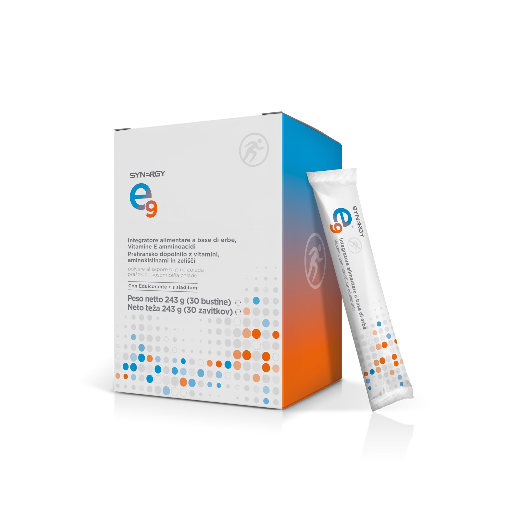 Synergy Worldwide E9 30 Dosi | Integratore 500mg L-Arginina con Vitamine B12, B6 e Acido Pantotenico | A Basso Contenuto Calorico | Supporta la Performance Fisica e Riduce l’Affaticamento | 243 g