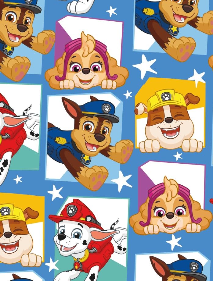 PAW PATROL WRAPPING PAPER ROLL WRAP 4M BIRTHDAY GIFT WRAP