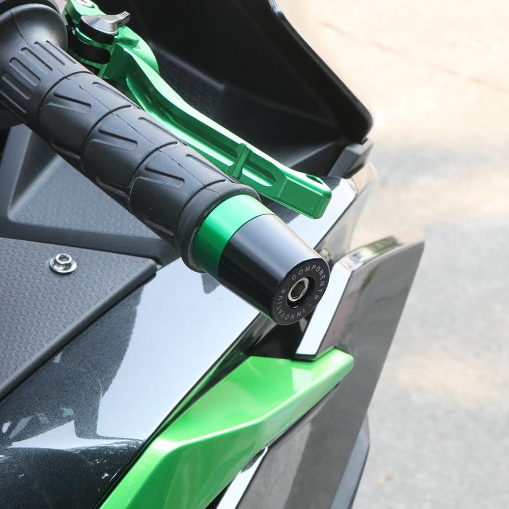 Modeer Estremità manubrio moto compatibile con Z500 / Z500 SE 2024 2025 tutti gli anni moto CNC manubrio Plug Balance Pad z500 accessori
