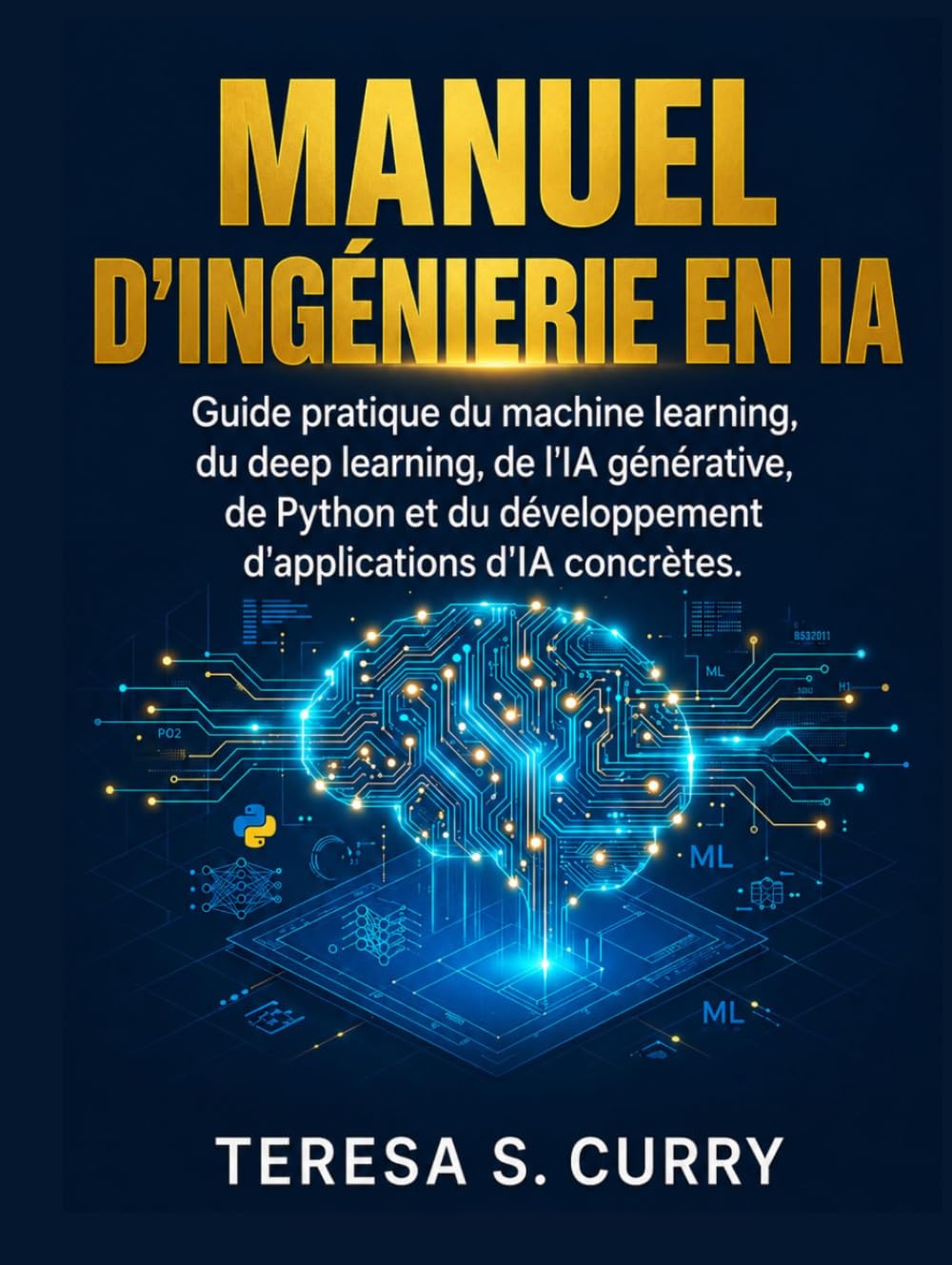 MANUEL D'INGÉNIERIE EN IA: Guide pratique du machine learning, du deep learning, de l'IA générative, de Python et du développement d'applications d'IA concrètes.