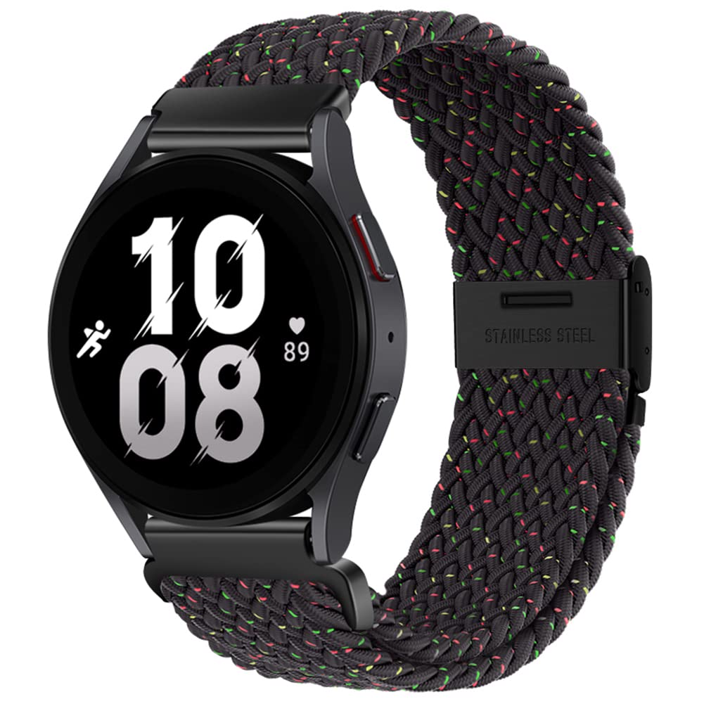 Photo 1 of 20mm Sport Loop Band Compatible With Samsung Galaxy Watch 7 6 5 4 40mm 44mm/5 Pro 45mm/4 6 Classic 42mm 46mm 43mm 47mm/3 41mm/Active 2 Nylon Braided Strap for Women Men