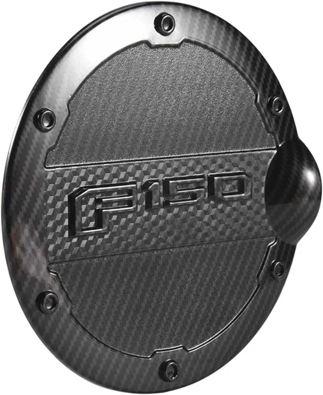 Compatible For Ford F150 F-150 Raptor 2015-2020 Car Carbon Fiber Fuel Tank Cover Gas Door Cap Oil Door Trim Cover