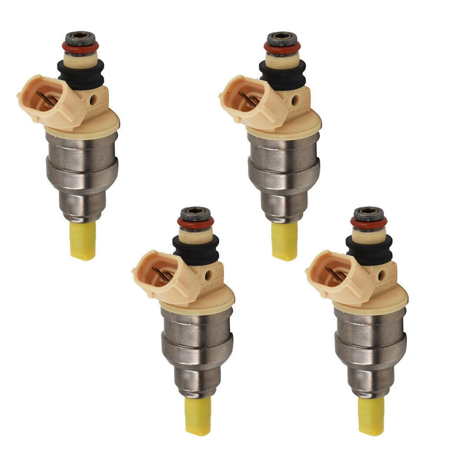 Injecteurs de carburant 4 pièces compatibles avec Suzuki 92-98 Sidekick Tracker X-90 96-98 1.6L INP-470 INP470 5710-58B00 195500-2400 96068643