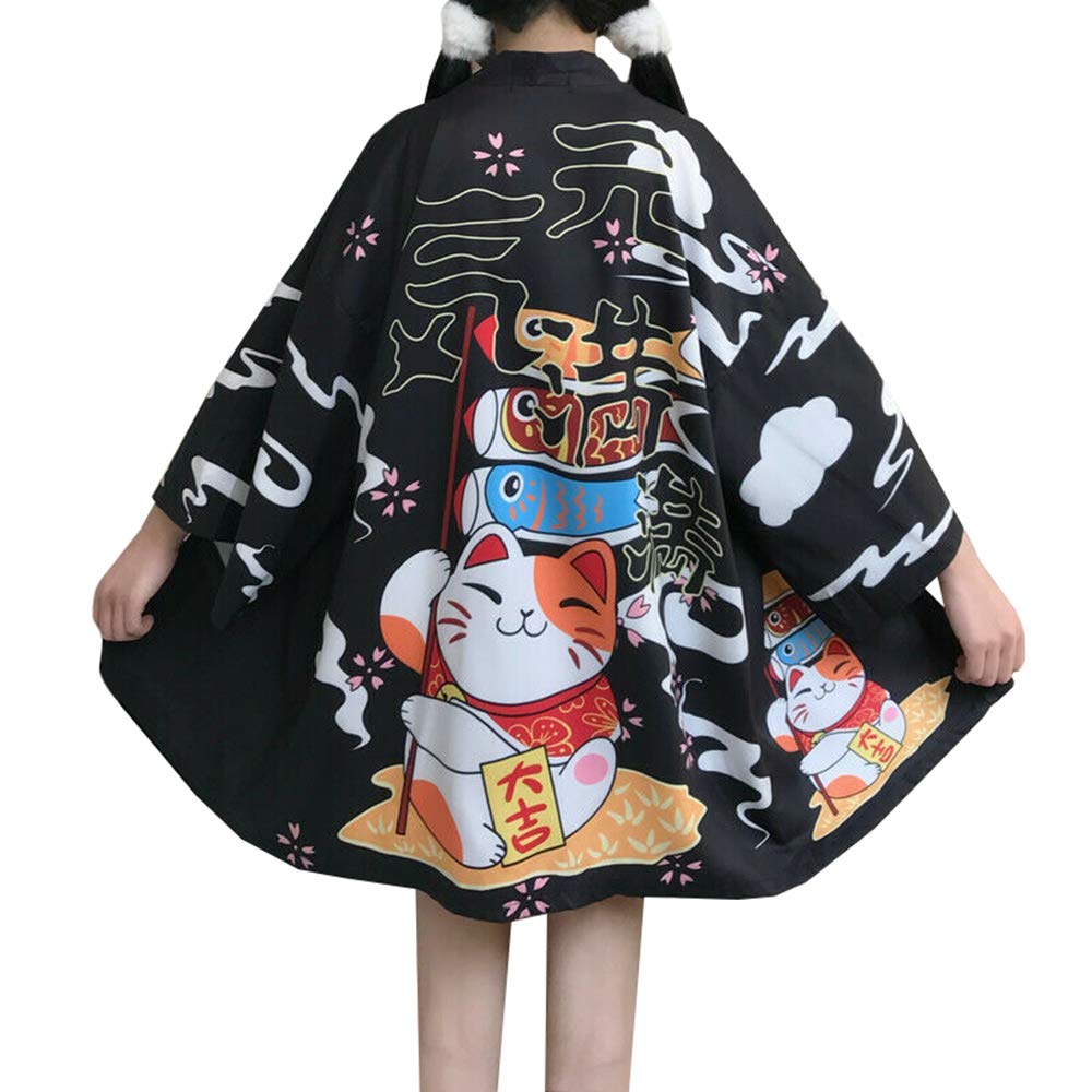 Japanese Kimono Women's Kimono Sweater Japanese Great Koi Of