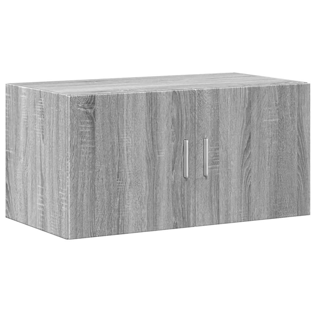 Armadio da parete grigio Sonoma, 80 x 42,5 x 40 cm, in legno