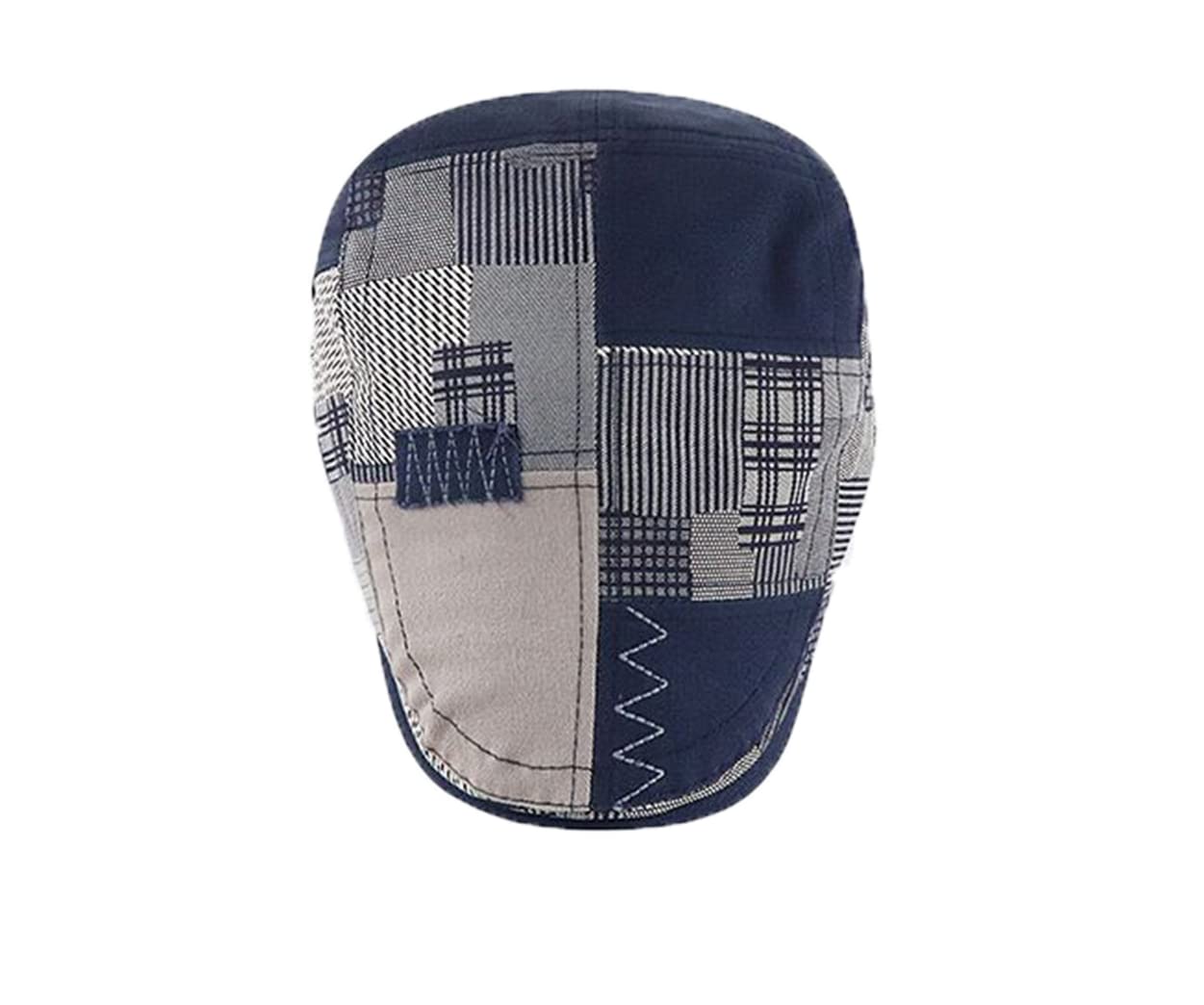 QICHEN Casquette Plate Vintage Homme Coton Réglable Irlandaise | Flat Cap, Béret, Loisirs Sport, Chapeau Souple Visière, Printemps Été