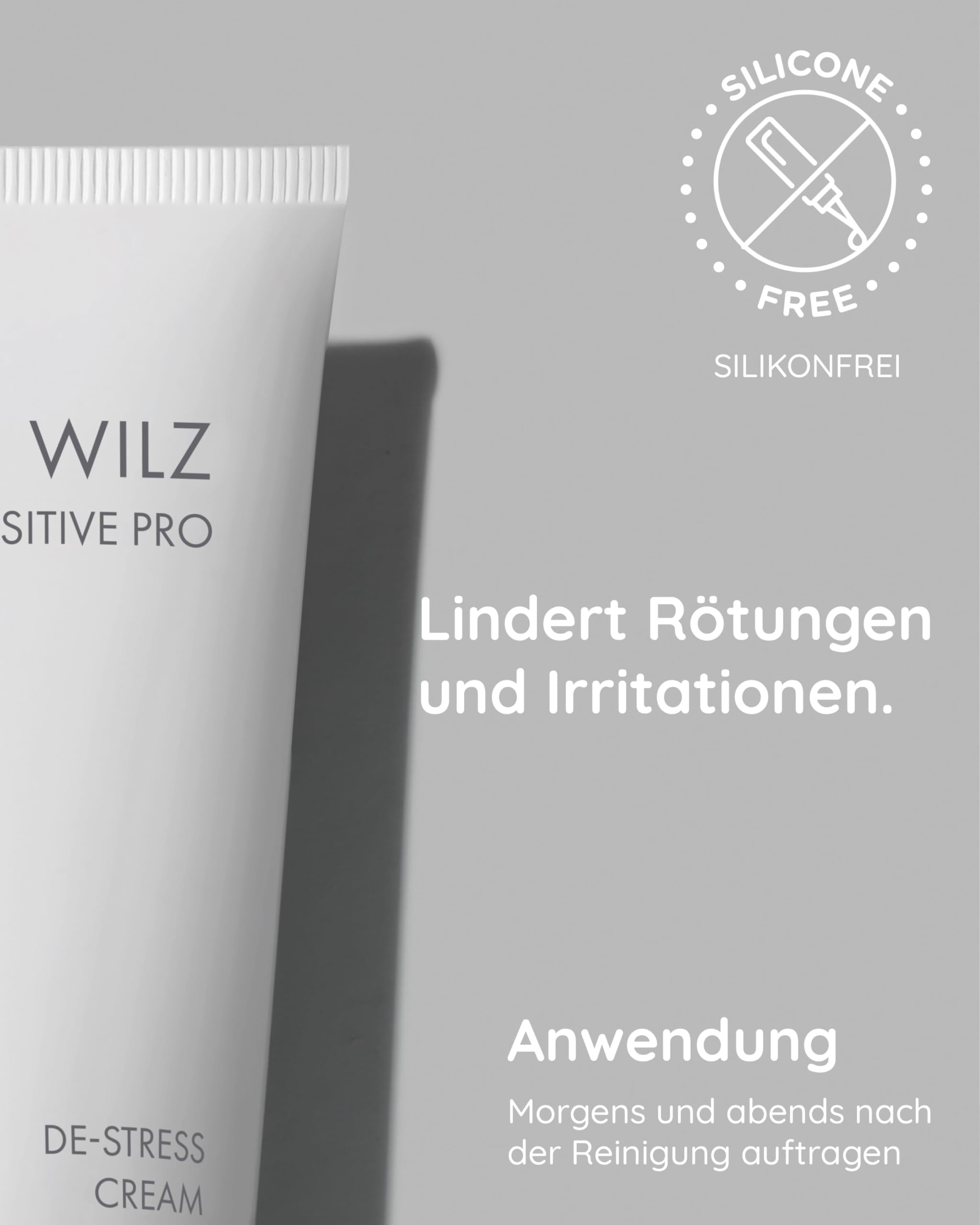 Malu Wilz DE-Stress Cream 50 ml I Skincare Gesichtspflege-Creme für sanfte Gesichtsreinigung I Schützender Gesichtsreiniger mit Hyaluronsäure I Vegan