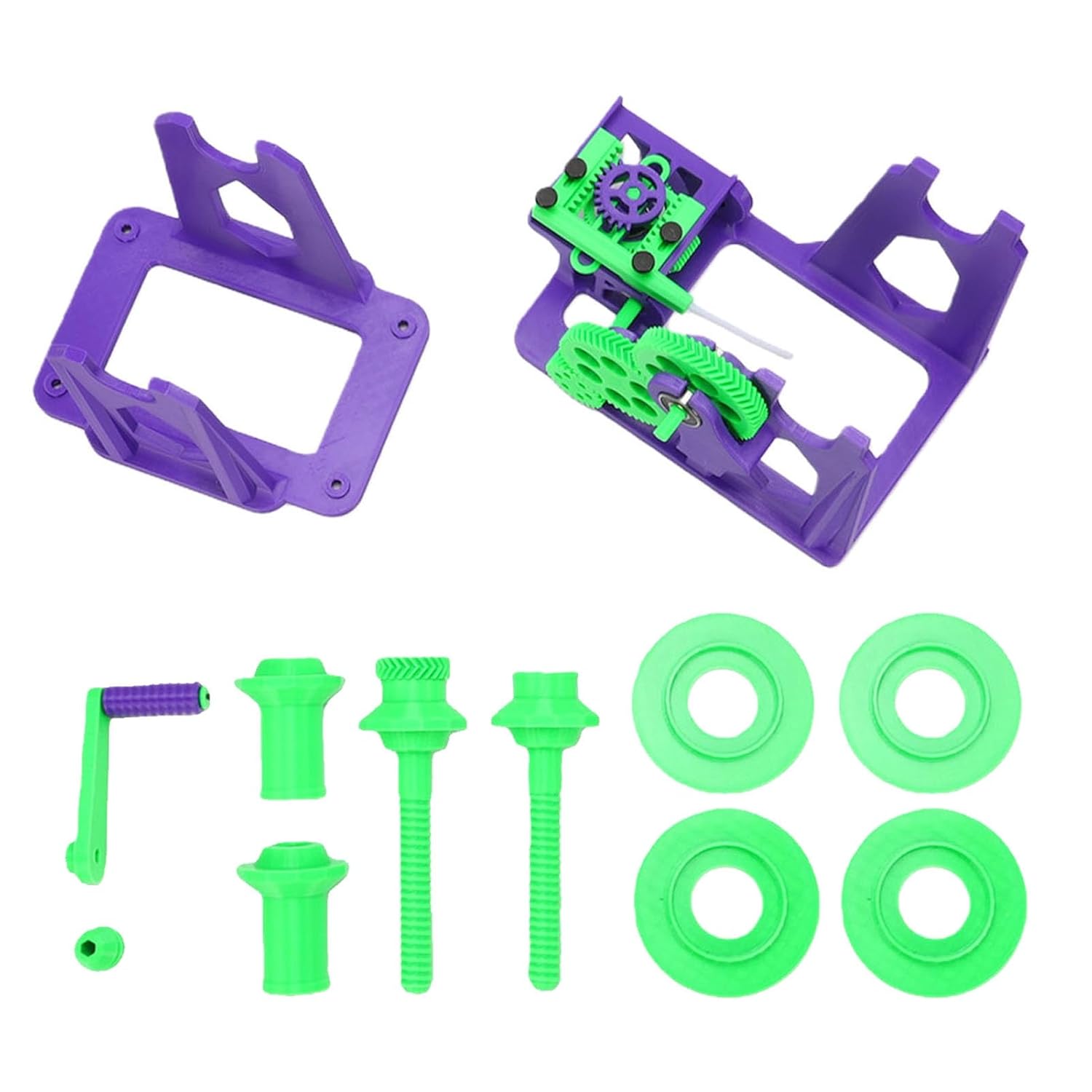 WALFRONT 3D Printer Filament Respooler, Pre Assembled Snap Fit Design with Low Friction Bearings for P1S P1P X1 Printers