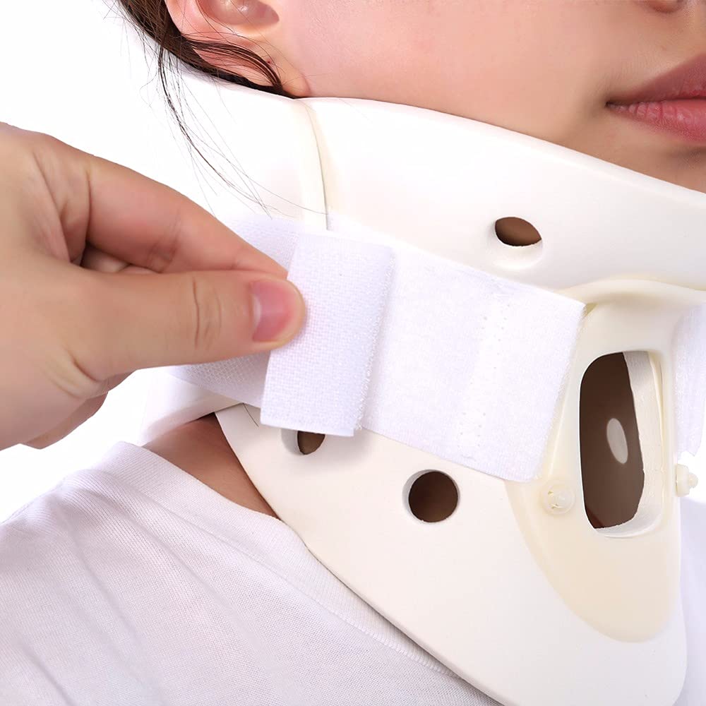 Collar Cervical Transpirable Ortesis de Cuello Filadelfia Soporte para el Alivio del Dolor de Cuello Soporte para el Cuidado del Cuello Soportes