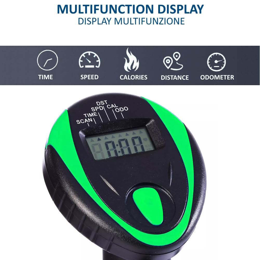 FFitness Cyclette Da Casa Bicicletta da allenamento Indoor con Display LCD Resistenza Regolabile Gym Ciclocamera con Comodo sedile