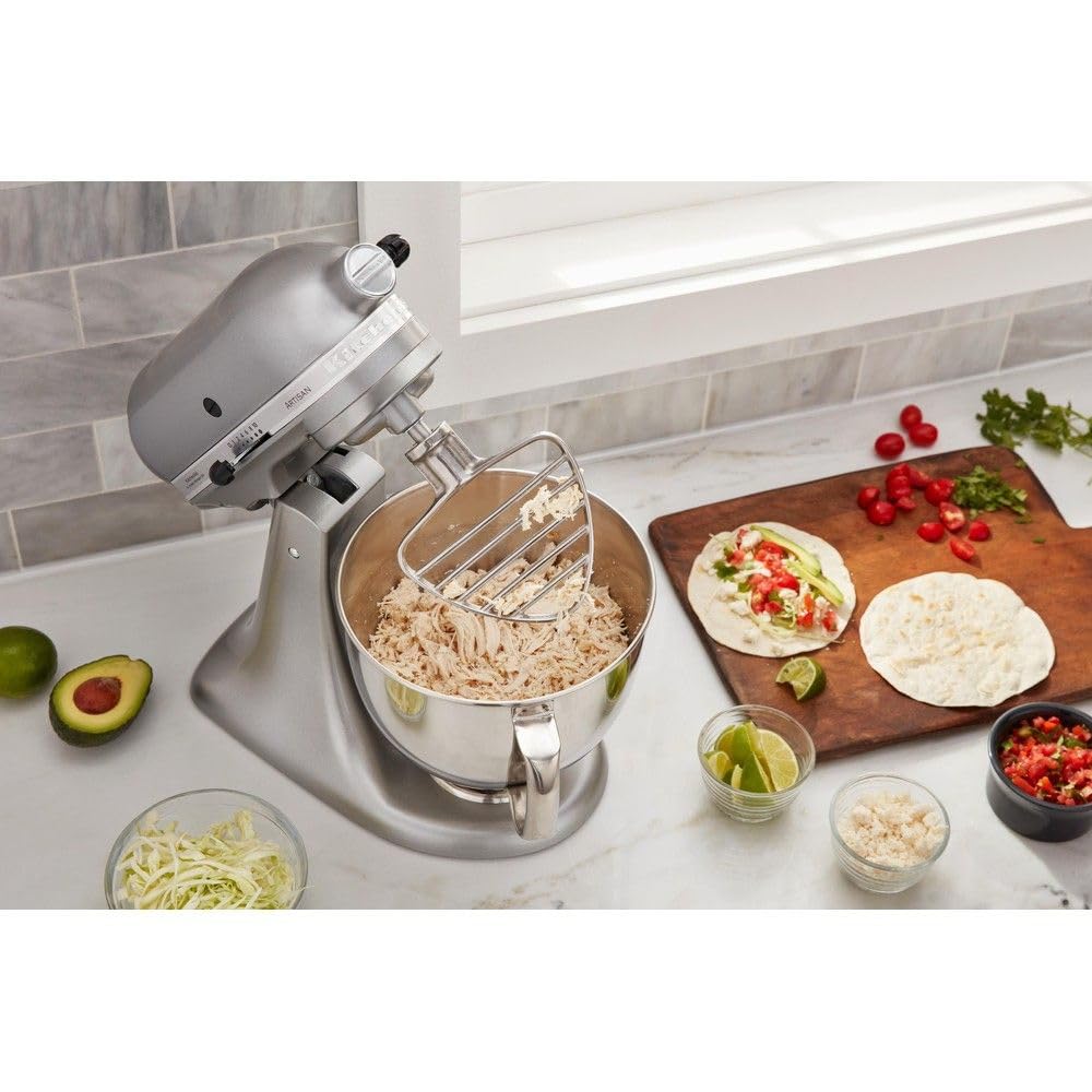 KitchenAid Mieszadło do wypieków średniej wielkości z uchylną głowicą silnika – stal szlachetna 5KSMPB5SS