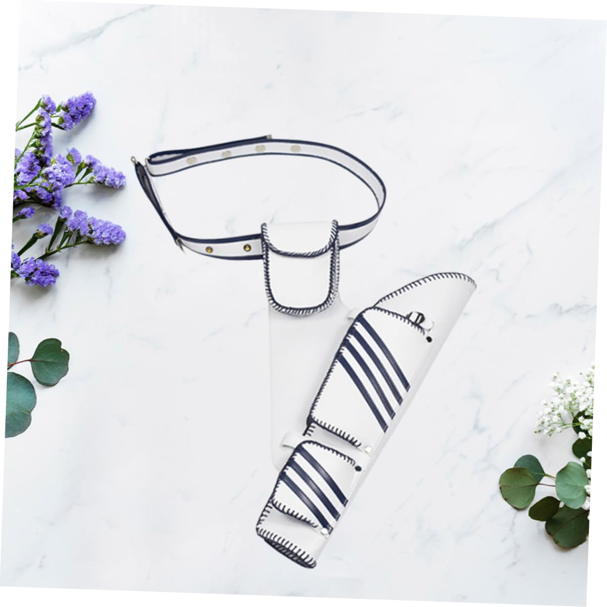 Hemoton Multifunctional Accessories Bag Large Capacity Soft Pu Comfortable to Carry Anti-wear Fashion Adjustable Strap Great for Outdoor Travel