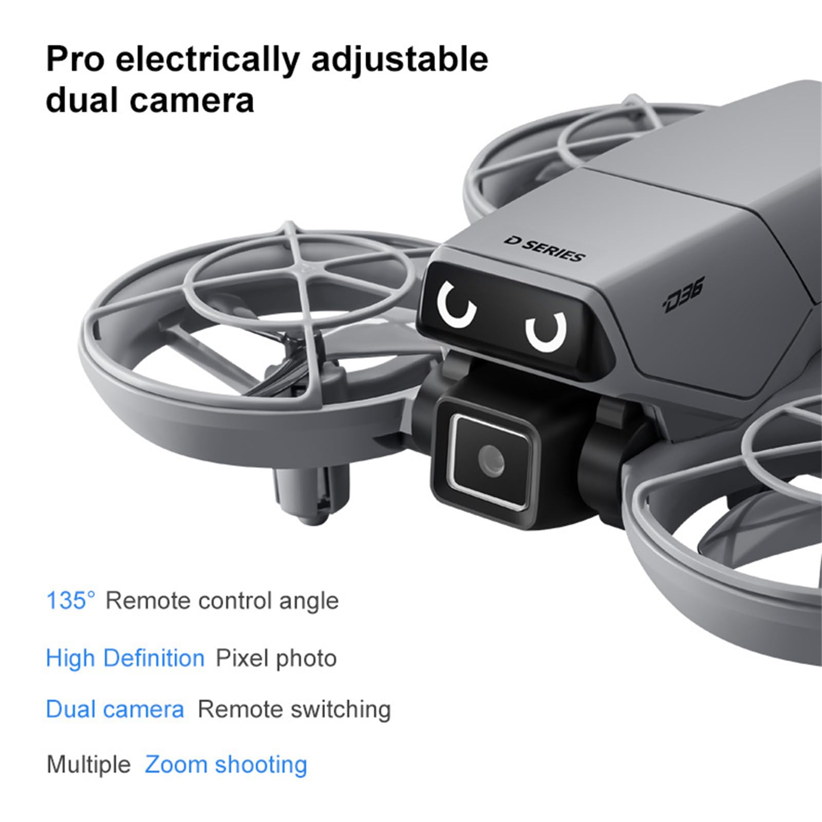 D36 Drone GPS Pieghevole 5G WiFi 4K 8K Doppia Fotocamera Motore Brushless Quadcopter RC Professionale Fotografia Aerea