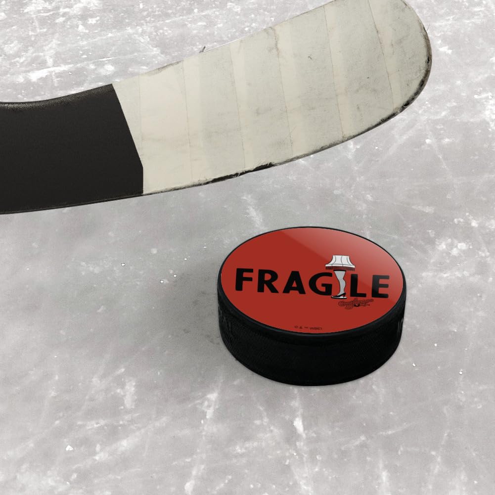 A Christmas Story Fragile Type Ice Hockey Puck