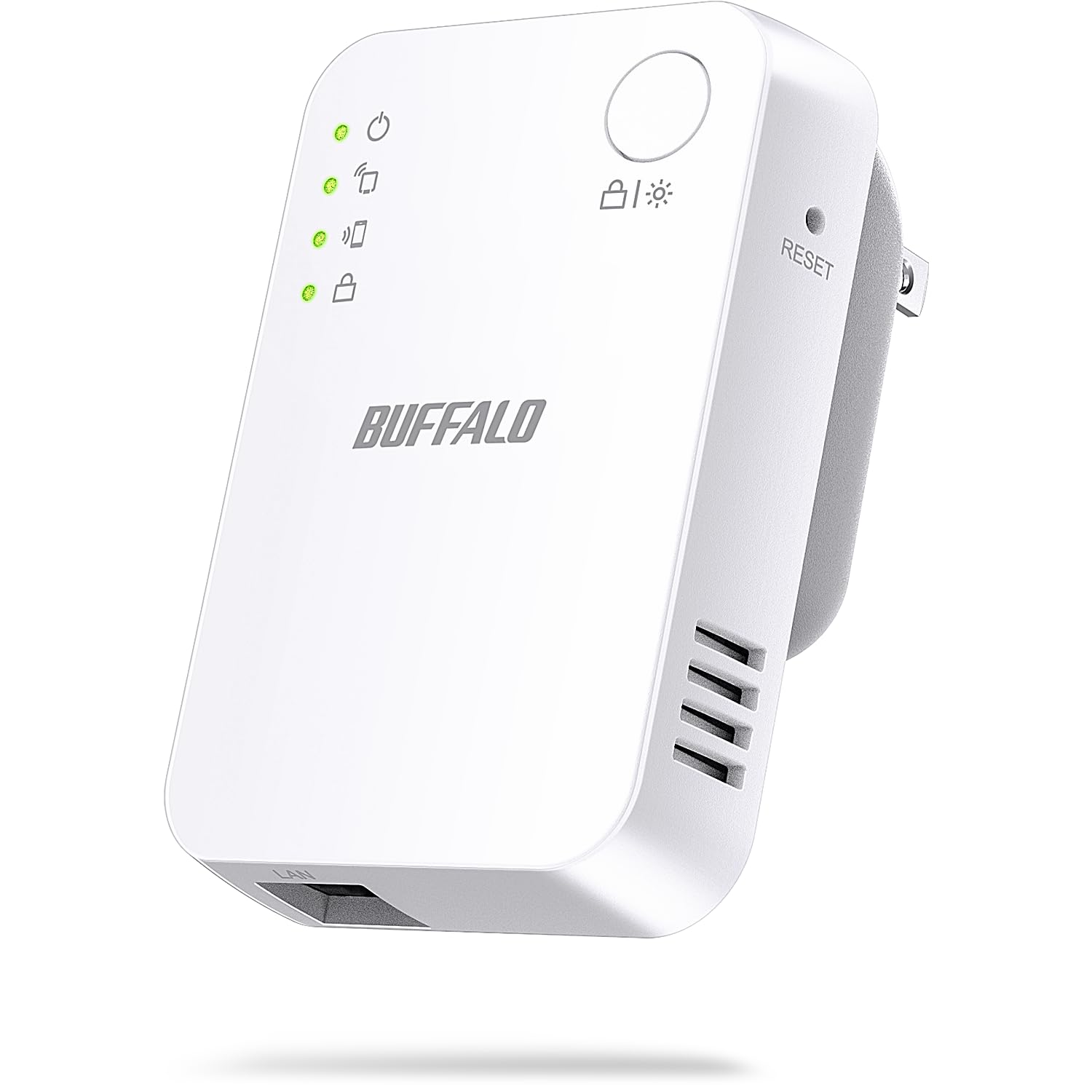 【Amazon.co.jp限定】 バッファロー WiFi 無線LAN 中継機 Wi-Fi 5 11ac 866 + 300 Mbps ハイパワー コンパクト コンセント直挿し 有線LANポート かんたん設定 日本メーカー 国内サポート 中継器 【 iPhone 16/15/14/Nintendo Switch/Switch2 動作確認済 】 エコパッケージ WEX-1166DHPL/N商品画像