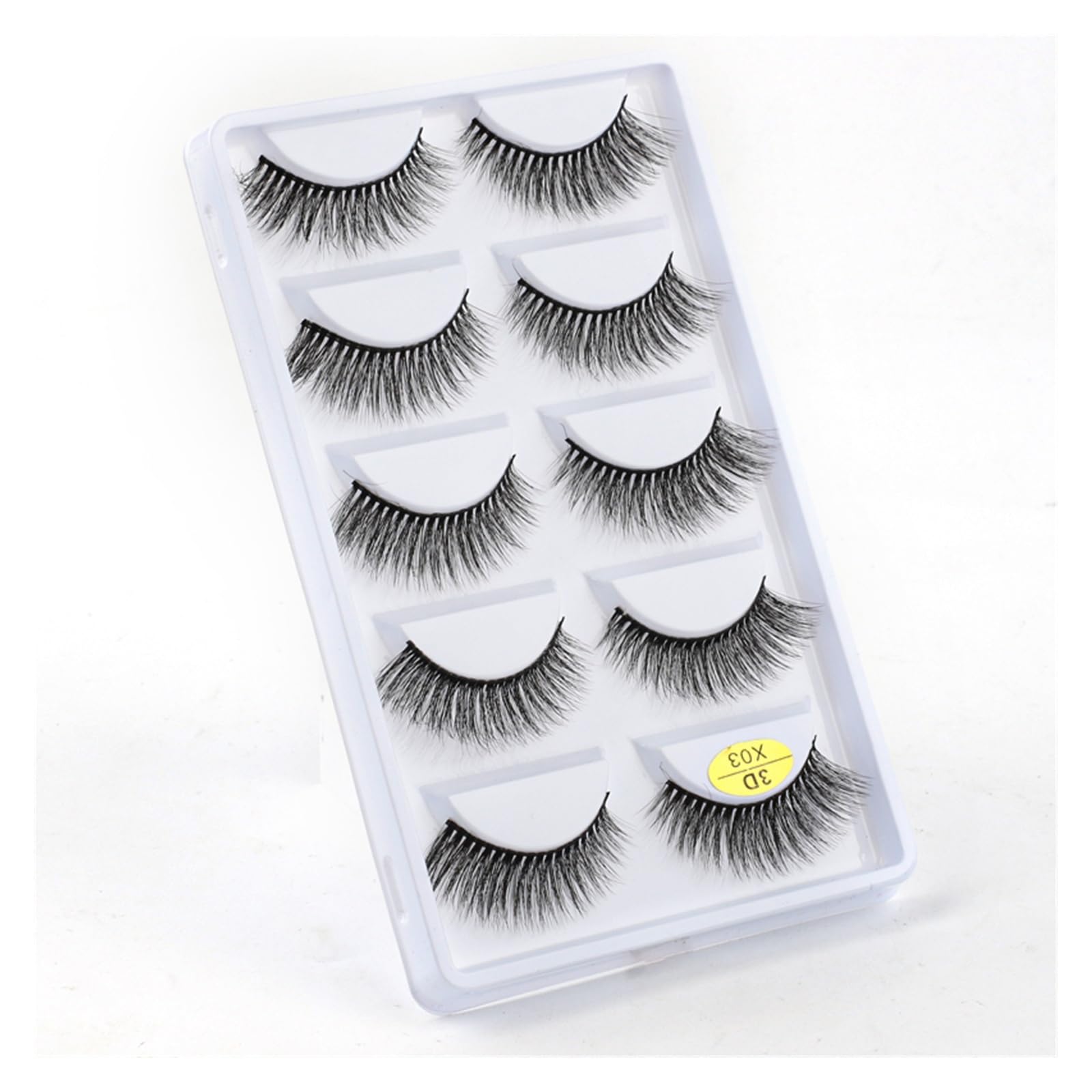 UAMOU 10 50 100 Boxes Mink Eyelashes Fluffy 3D Mink Lashes Makeup Natural Long Volume False Eyelashes Bulk