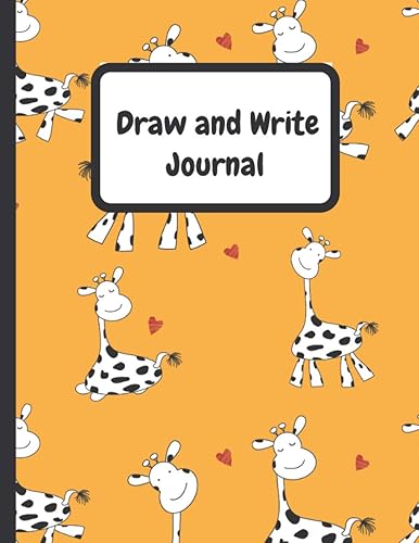Draw And Write Journal For Kids: Dotted Midline And Picture Space: K-2 Early Primary Story Journal - Giraffe Theme