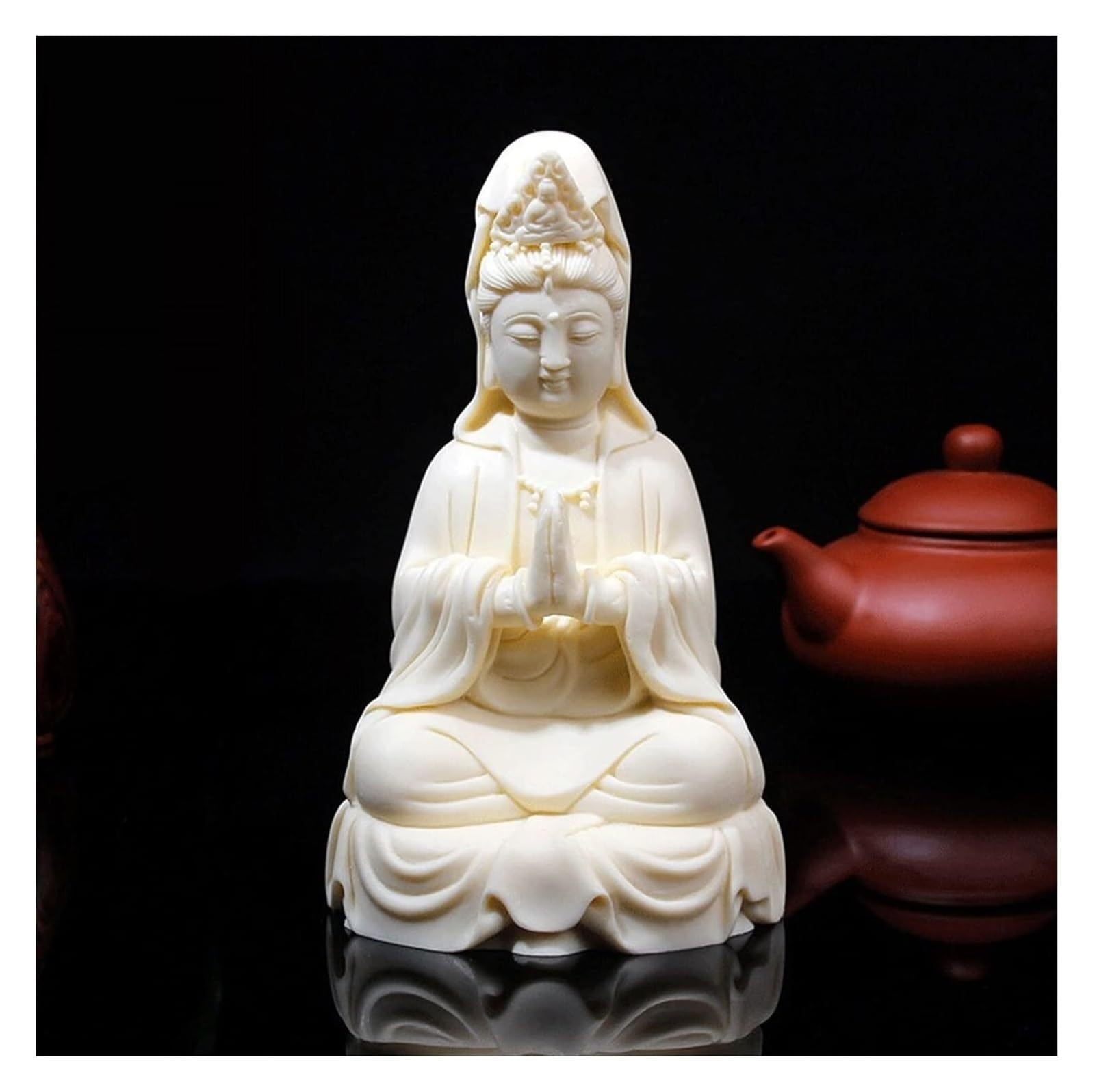 Shedie One Color Feng Shui Statue Statue Of Guanyin For Blessing Exquisite Ornaments