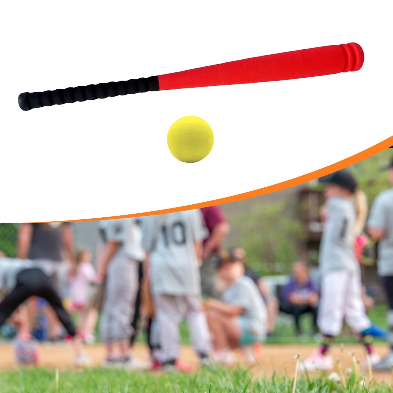 Ensemble de Baseball en Mousse pour Enfants, Batte EVA 54cm, Jeu de Sport Débutants