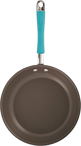 Miniatura 74 de Rachael Ray Cucina - Juego de ollas y sartenes antiadherentes anodizadas duras, 12 piezas, gris y utensilios de cocina antiadherentes/cuchara