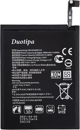 Miniatura 2 de Duotipa HB446486ECW - Batería compatible con Huawei P Smart Z STK-LX P Smart Pro Y9S 2019 con kit de herramientas de reparación