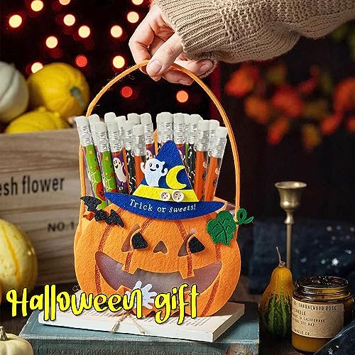 Lápices Halloween de madera con borrador x60 unidades miniatura 3